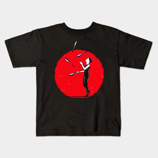 Juggling Juggle Artist Juggler Kids T-Shirt by Foxxy Merch